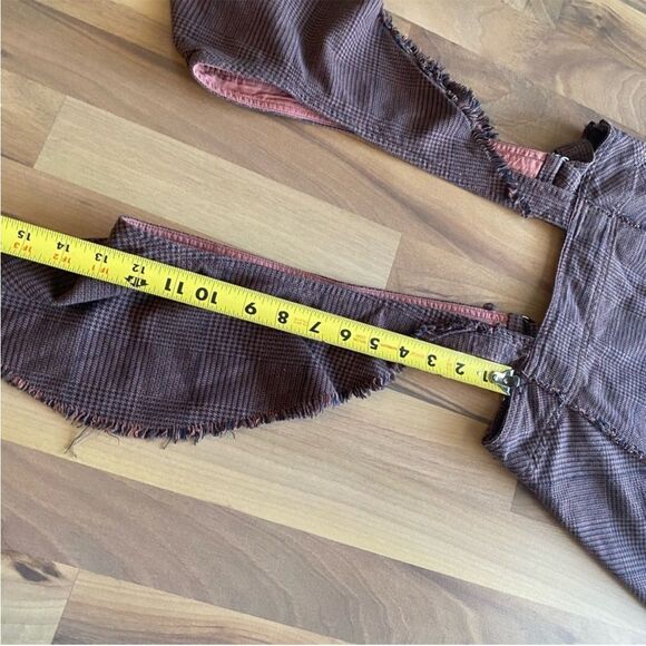 Free people Rowan overall pinafore skirt brown 0 - Picture 7 of 8
